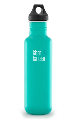 Klean Kanteen Stainless Steel Bottle - 800ml/27oz (Loop Cap)